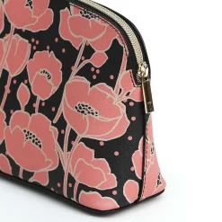 Polyet Floral Poppy Makeup Bag><noscript><img width=