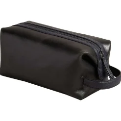 Raylon Black Waxy Leather Washbag>Ted Baker New