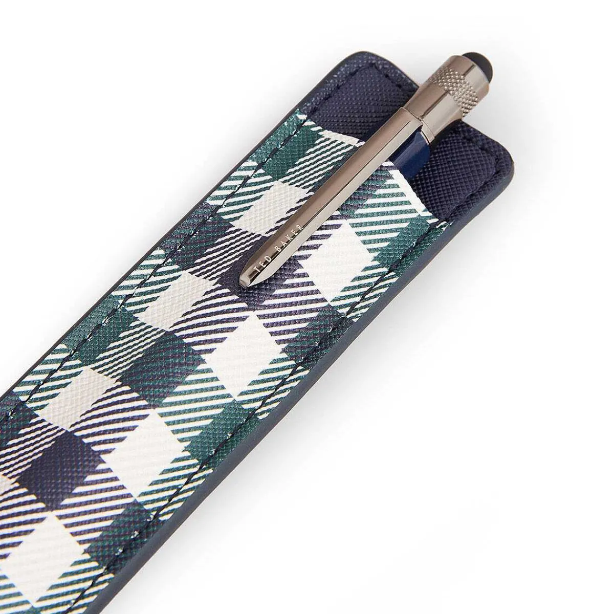 Rickkii House Check Touch Screen Pen And Pouch>Ted Baker Best Sale