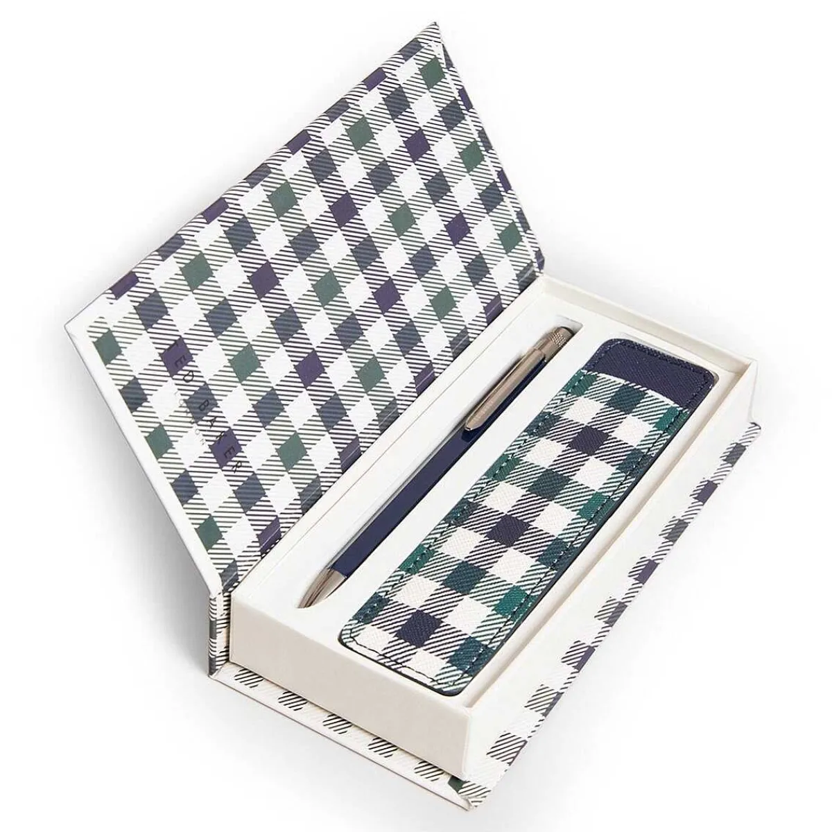 Rickkii House Check Touch Screen Pen And Pouch>Ted Baker Best Sale