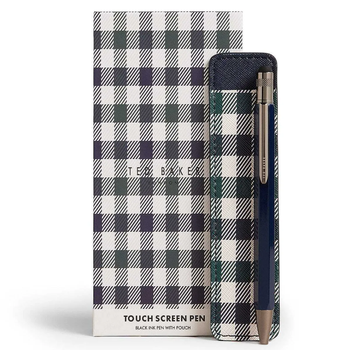Rickkii House Check Touch Screen Pen And Pouch>Ted Baker Best Sale