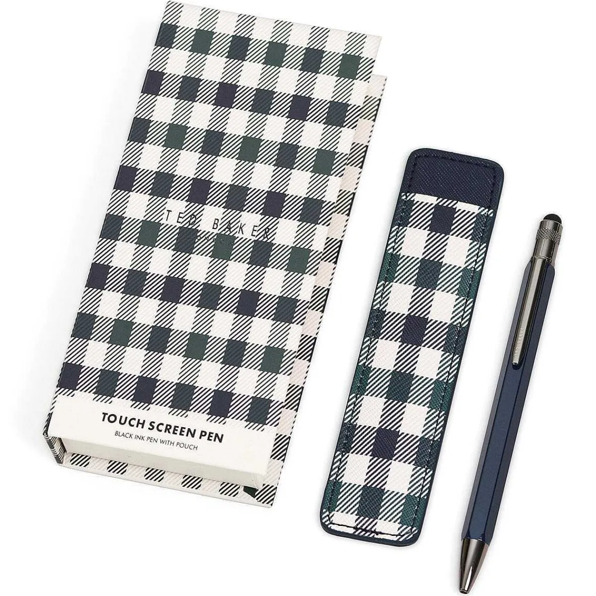 Rickkii House Check Touch Screen Pen And Pouch>Ted Baker Best Sale