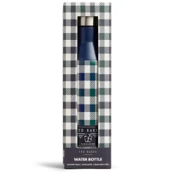 Ronne House Check Dark Blue Water Bottle><noscript><img width=