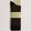Sokkone Brown Patterned Men's Crew Socks>Ted Baker Clearance