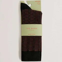 Sokkone Brown Patterned Men's Crew Socks>Ted Baker Clearance
