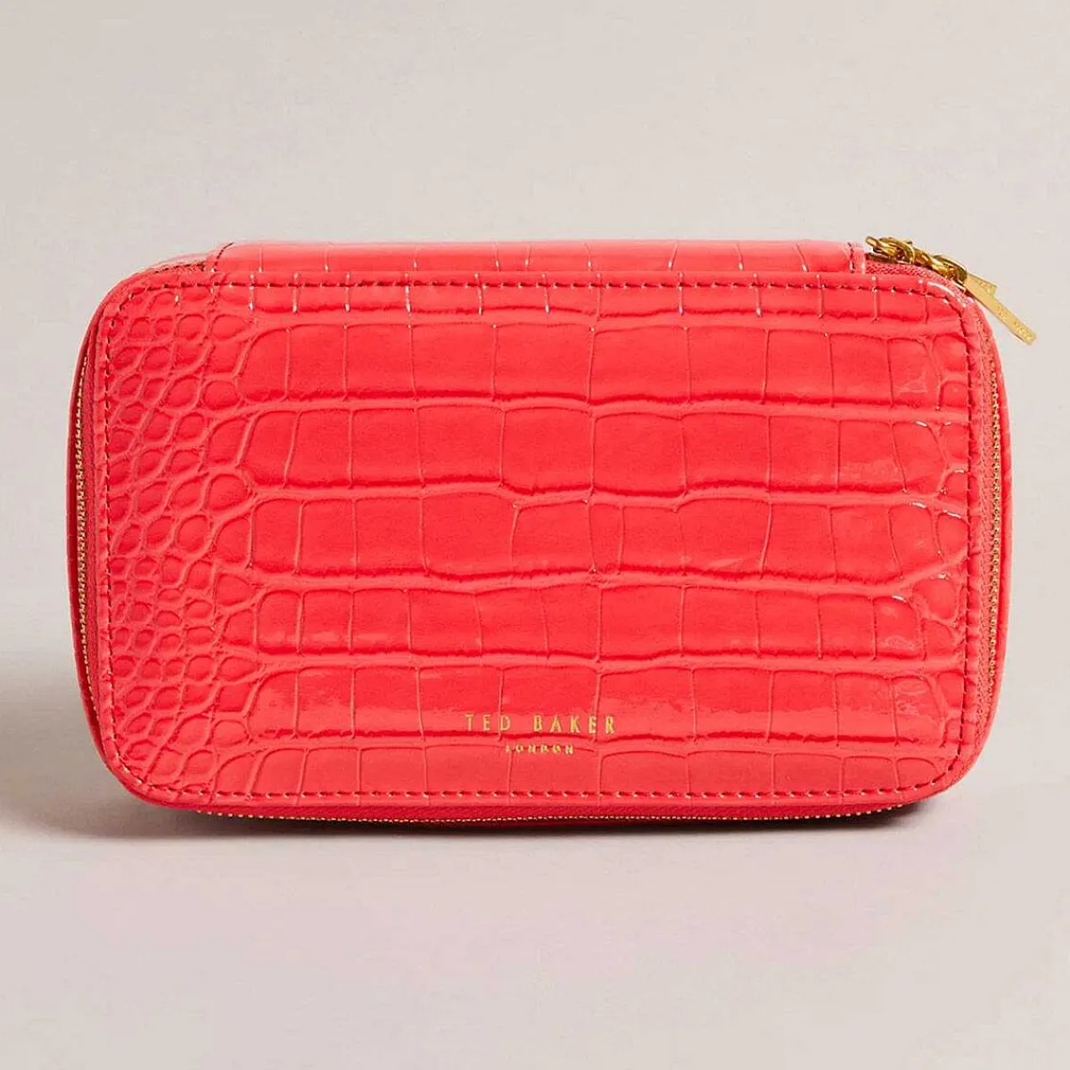 Valenna Coral Croc Jewellery Case>Ted Baker Cheap