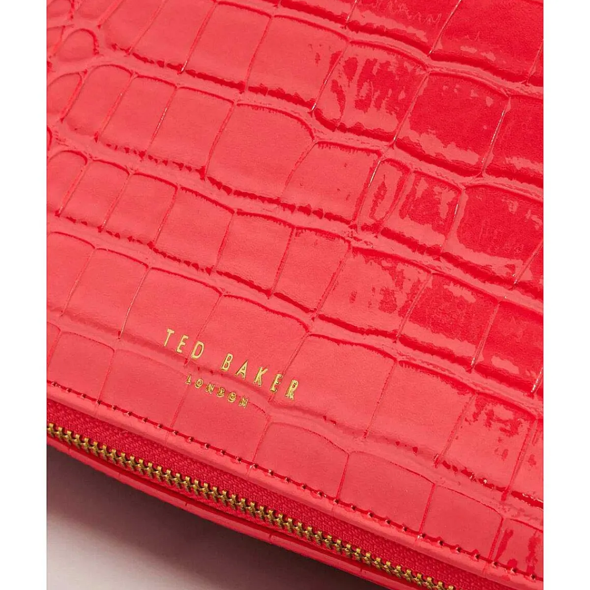Valenna Coral Croc Jewellery Case>Ted Baker Cheap