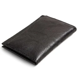 Wincard Black Leather Laser Etched Card Holder>Ted Baker Clearance