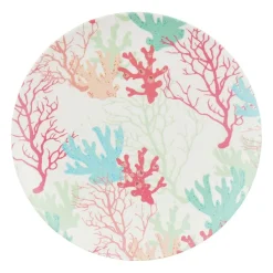 Bamboo Fibre Coral 8 Inch Plate>Temptation Sale