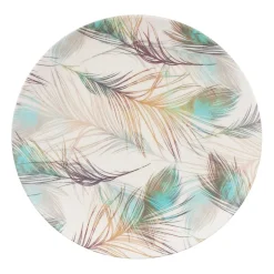 Bamboo Fibre Feather 8 Inch Plate>Temptation Cheap