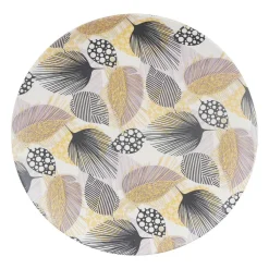 Bamboo Fibre Leaf 8 Inch Plate><noscript><img width=