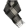 Black Plaid Men's Scarf>Temptation Shop