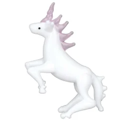 Glass Pink And White Unicorn>Temptation Cheap