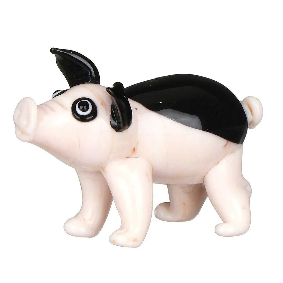 Glass Spotty Piglet>Temptation Clearance