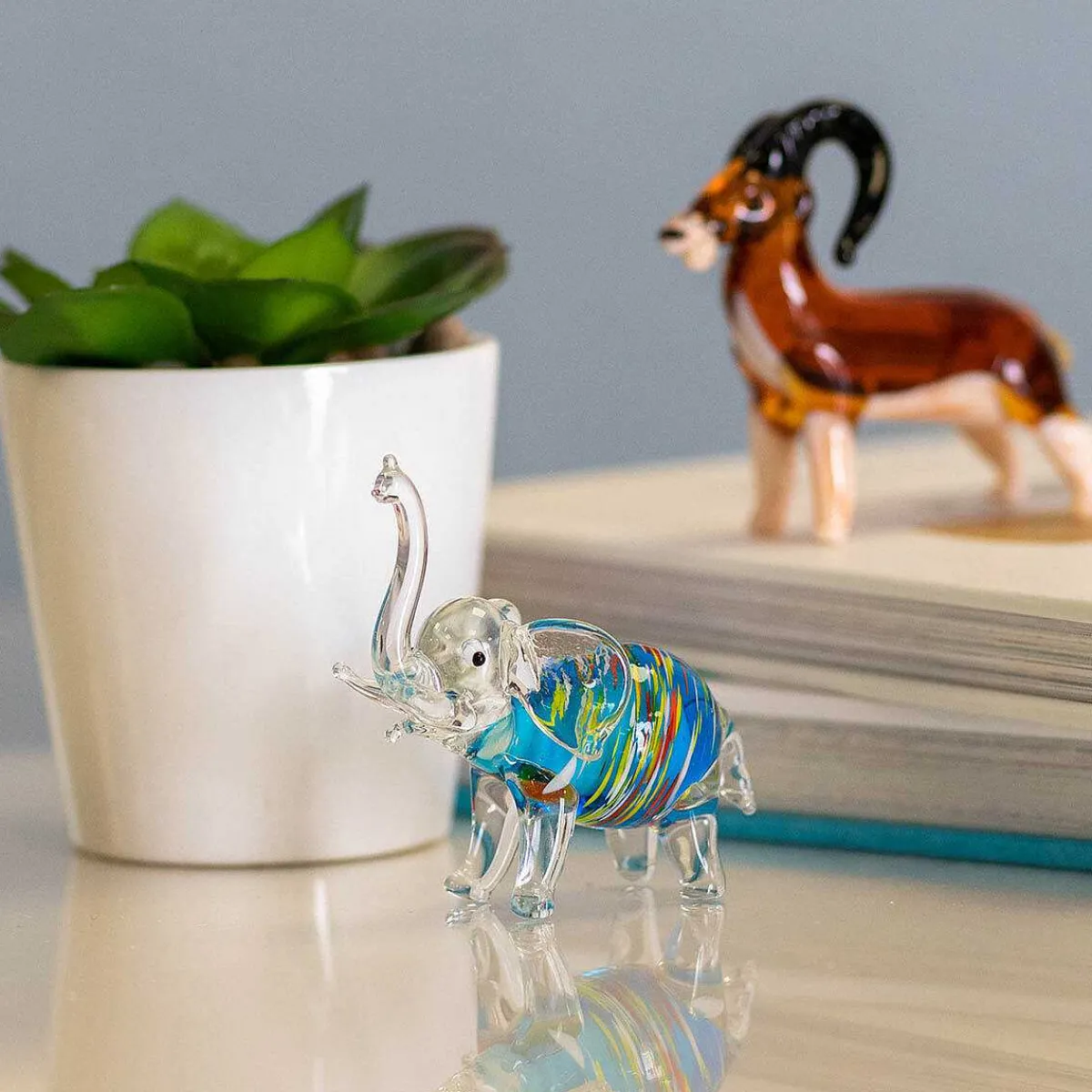 Glass Striped Elephant>Temptation Online