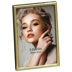 Gold Narrow Edge Frame 3.5X5>Temptation Cheap