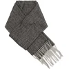 Grey Striped Men's Scarf>Temptation Shop