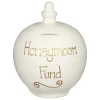 'Honeymoon Fund' Gold On Cream Money Pot>Temptation Clearance