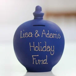 Personalisable Dark Blue Money Pot><noscript><img width=