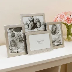 Silver Edged Collage Photo Frame 4 6X4>Temptation Store