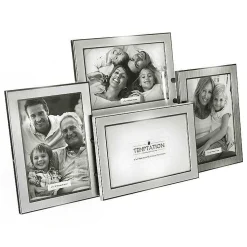 Silver Edged Collage Photo Frame 4 6X4><noscript><img width=