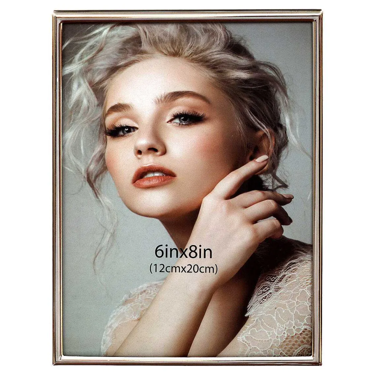 Silver Narrow Edge Frame 6X8>Temptation Best