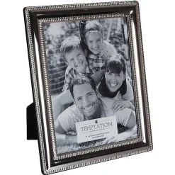 Silver Plated Bobble Edge Photo Frame 6X8>Temptation Sale