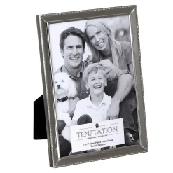 Silver-Plated Narrow Dotted Edge Photo Frame 5X7>Temptation Best