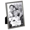 Silver-Plated Narrow Edge Bobble Photo Frame 5X7>Temptation Sale