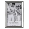 Silver-Plated Narrow Dotted Edge Photo Frame 4X6>Temptation Clearance