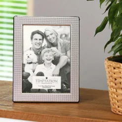 Silver-Plated Thick Bobbled Edge Frame 5X7>Temptation Cheap