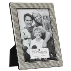 Silver-Plated Thick Bobbled Edge Frame 5X7>Temptation Cheap