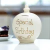 'special Birthday' Gold On Cream Money Pot>Temptation Fashion