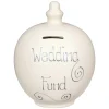 'Wedding Fund' Silver On Cream Money Pot>Temptation Shop