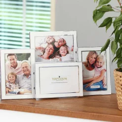 White Edged Collage Photo Frame 4 6X4>Temptation Fashion