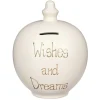 'Wishes And Dreams' Gold On Cream Money Pot>Temptation Fashion