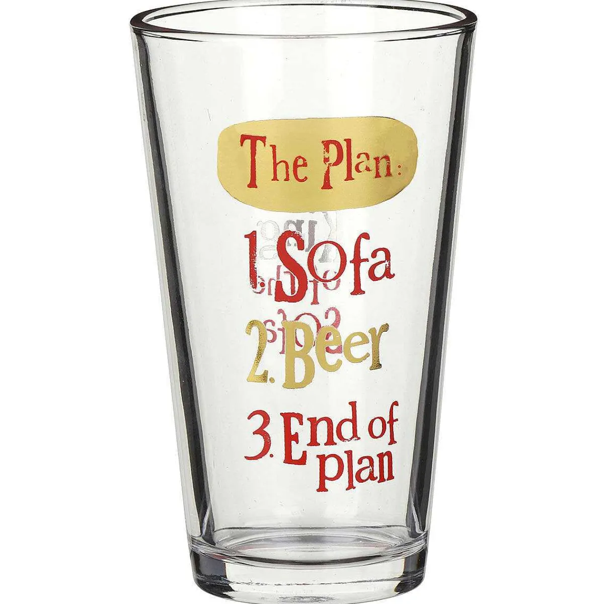 King Of The Sofa Beer Glass>The Bright Side Fashion