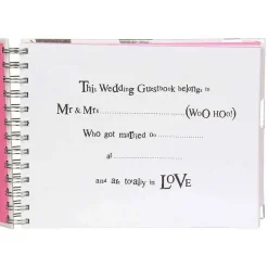 Lovely Wedding Guests Guestbook><noscript><img width=