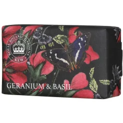 Geranium & Basil Shea Butter Soap 240G>The English Soap Company Best