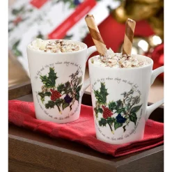 Set Of 2 Mugs>The Holly and The Ivy Hot