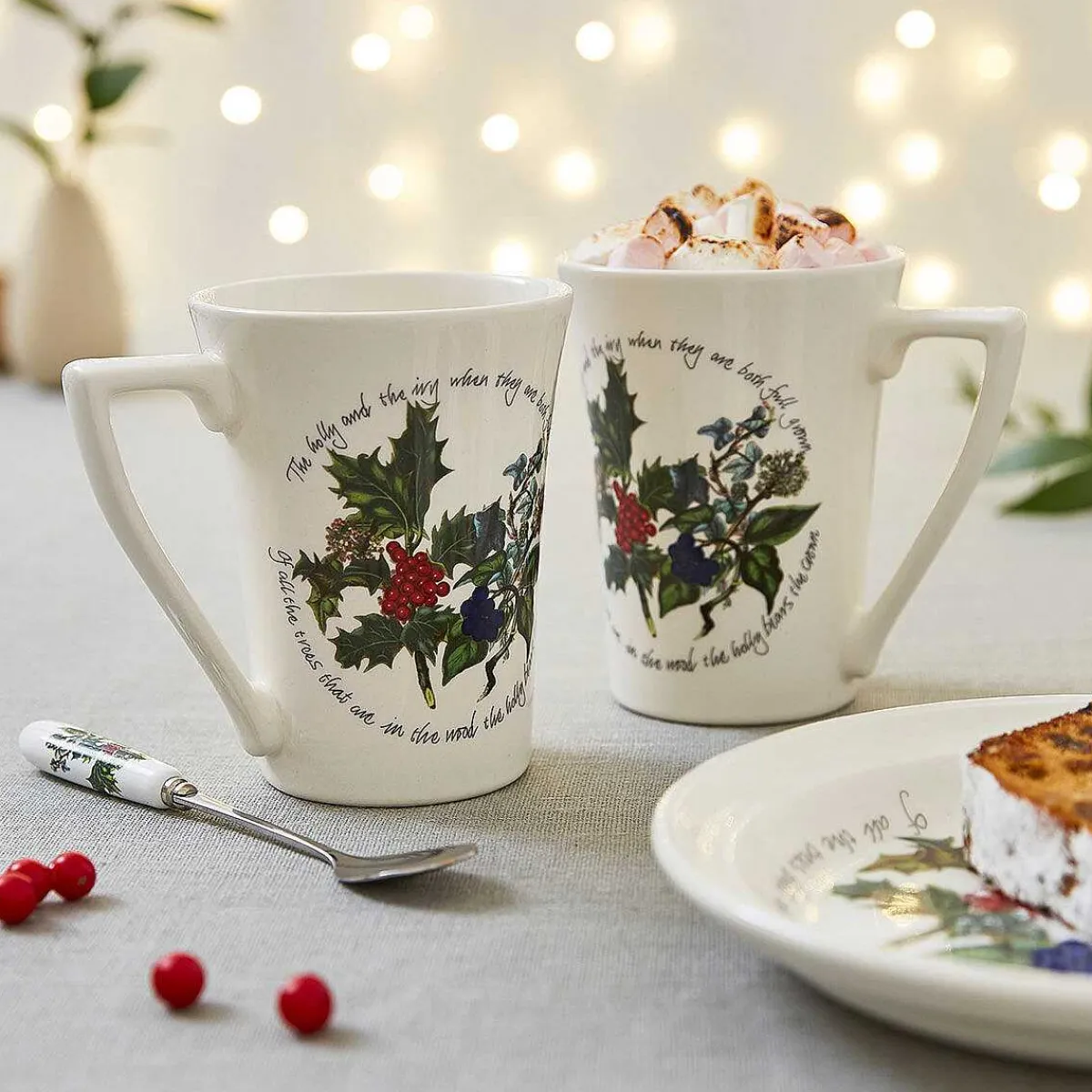 Set Of 2 Mugs>The Holly and The Ivy Hot