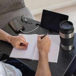 Folding Lap Tray With Usb Port><noscript><img width=