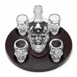 Ingenious Skull Decanter Set><noscript><img width=