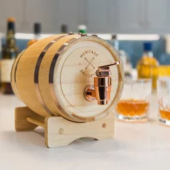 Mini Whisky Barrel Drinks Dispenser><noscript><img width=