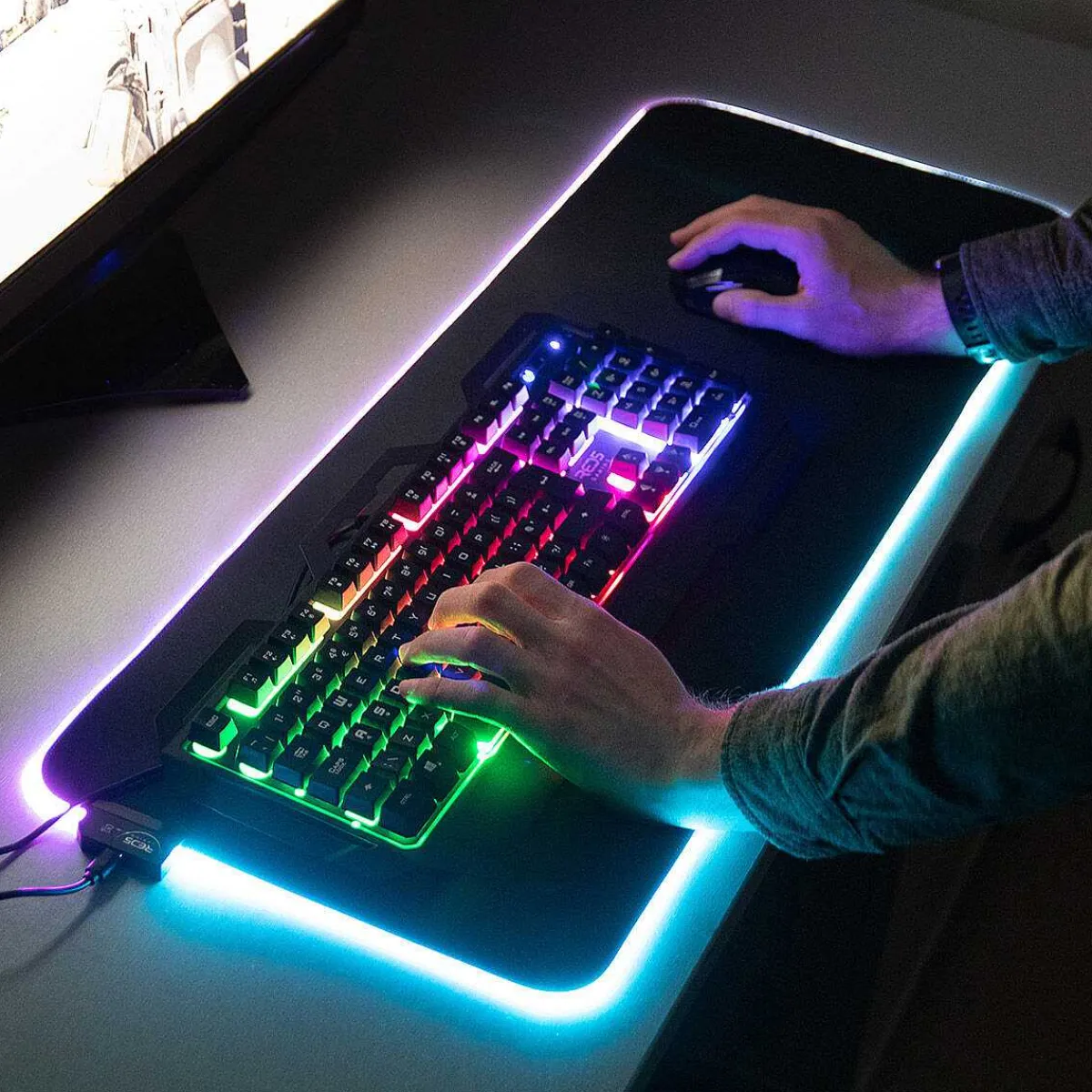 Red5 Zeta Light Up Gaming Mouse Pad Extra Large>The Source Hot