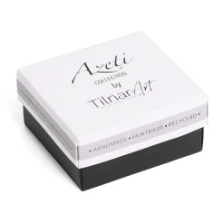 Azeti Brushed Silver Heart Tealight Holder>Tilnar Art Fashion