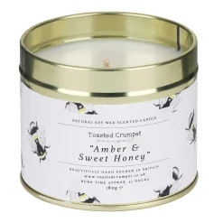 Amber & Sweet Honey Tin Candle>Toasted Crumpet Hot