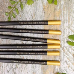 'Bee & Honeysuckle' Set Of 6 Pencils>Toasted Crumpet Best Sale