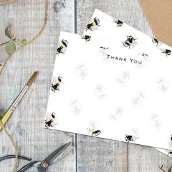 'Bumblebees' Thank You Notecards Set Of 6><noscript><img width=