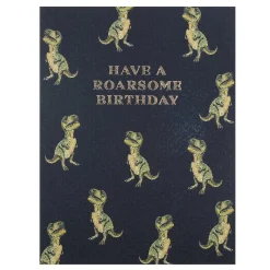 Dinosaurs 'Have A Roarsome Birthday!' Mini Birthday Card>Toasted Crumpet Store